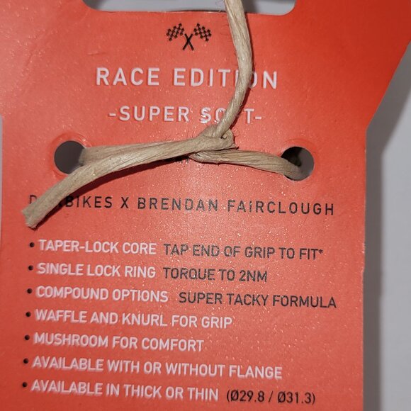 DMR Deathgrip Lock-on Bicycle Grips Thick SUPER SOFT DMR14-G-BREN-R-TK-K - Picture 7 of 7